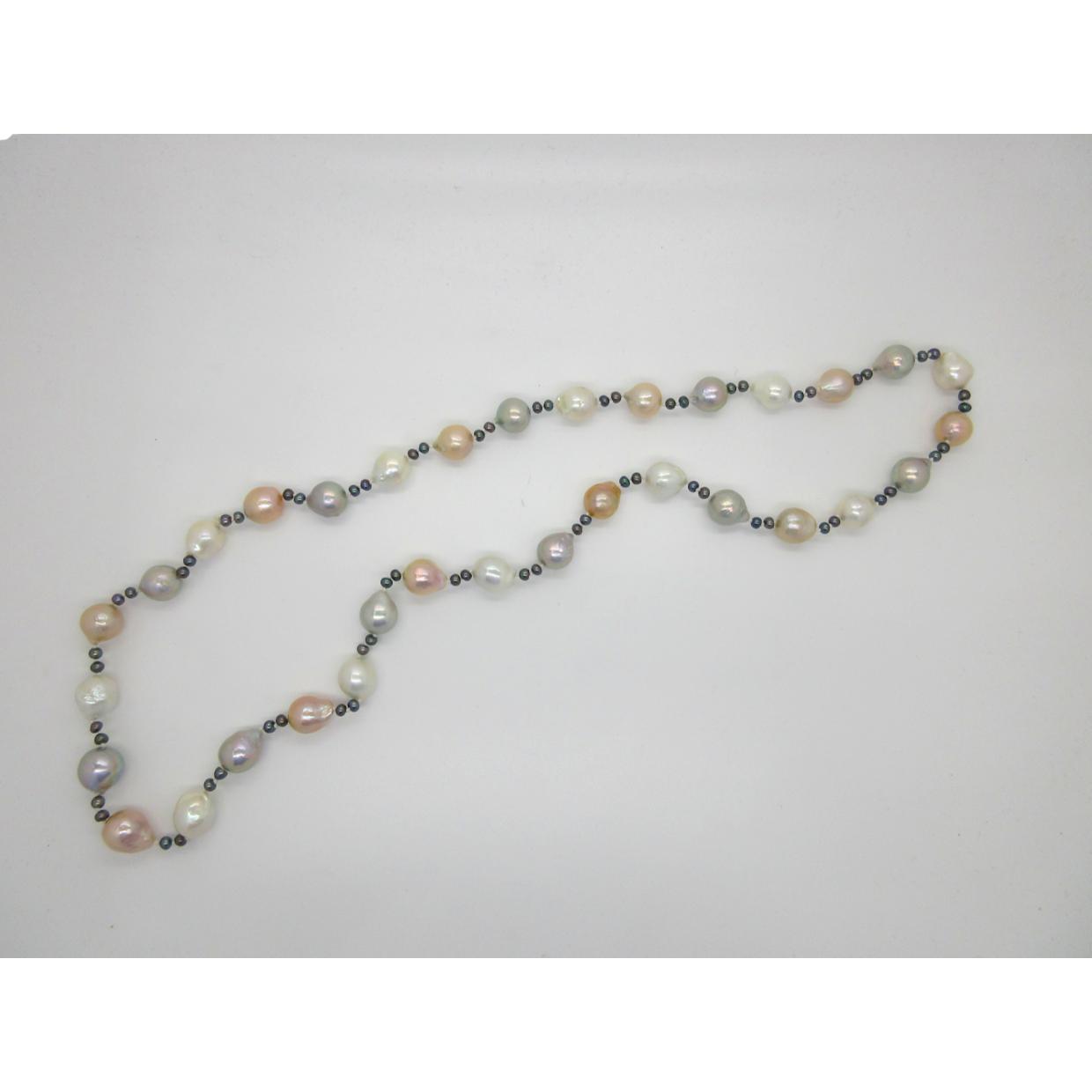<i>Stunning Multi-Color Baroque Pearl Necklace</i>
