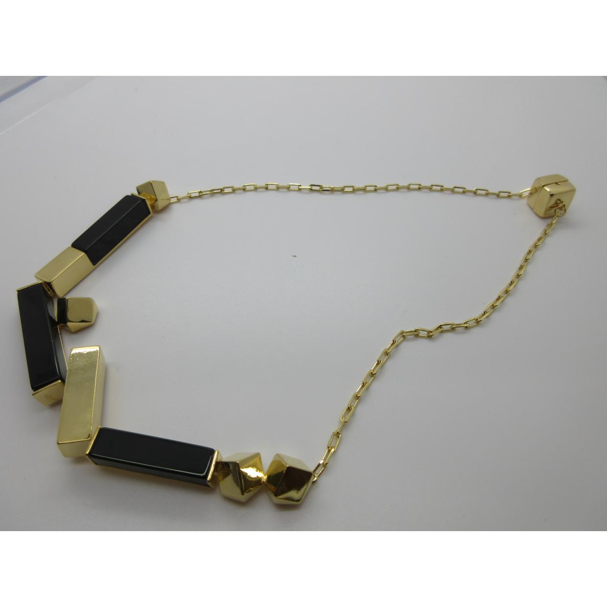 <i>Black Onyx Bar Necklace</i><br>Made in Brazil<br>
