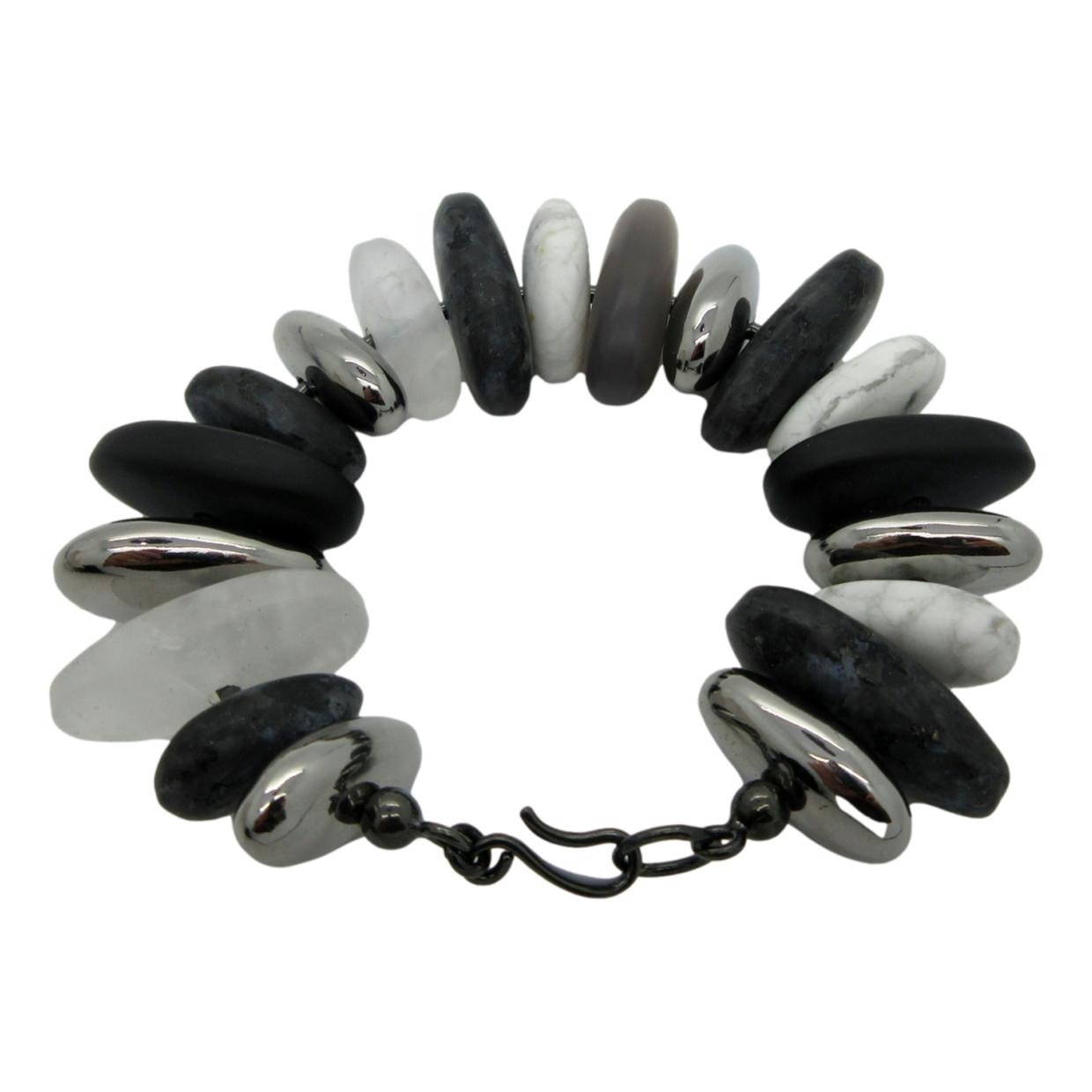 <i>Tumbled Stone Bracelet</i><br>Made in Brazil<br>