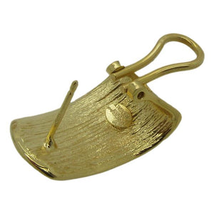 <i>Enamel Criss-Cross Earrings</i><br>Made in Italy<br>