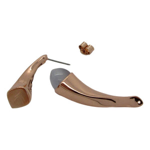 <i> Front & Back Earrings</i><br>Made in Italy<br>