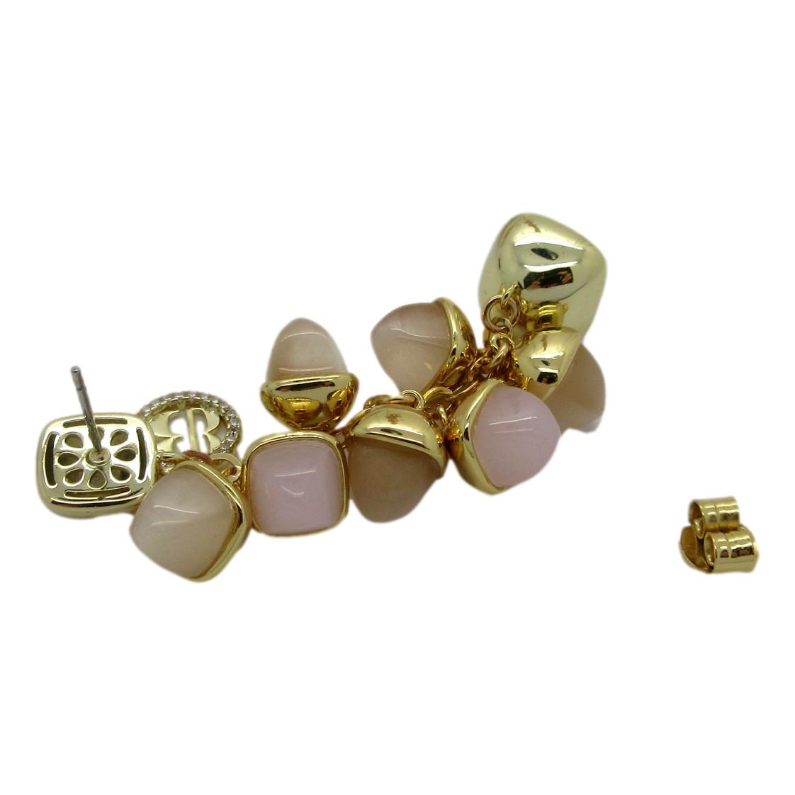 <i>Long Cluster Earrings</i><br>Made in Italy<br>