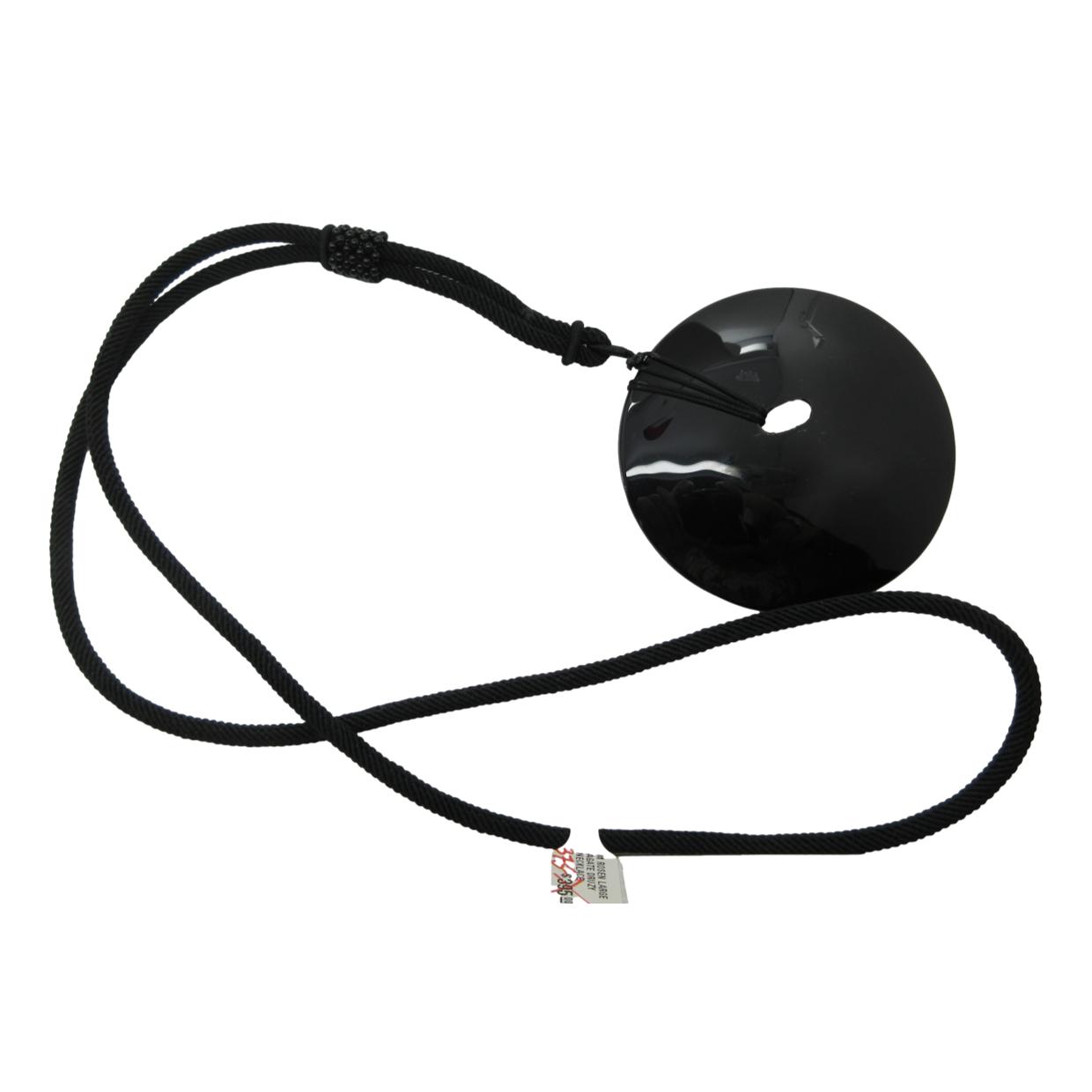<i>Black Oynx Necklace on Cord<i/>