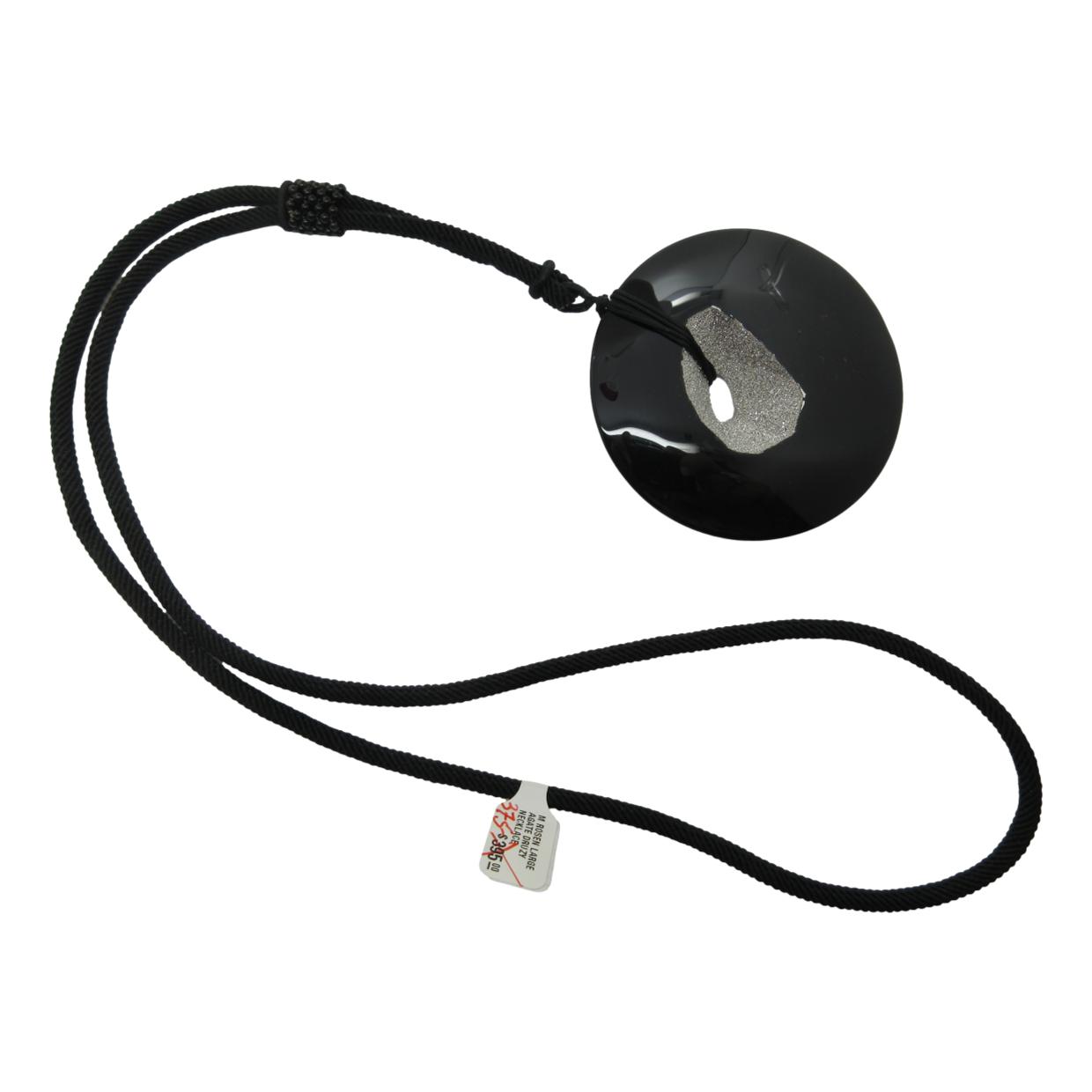 <i>Black Oynx Necklace on Cord<i/>