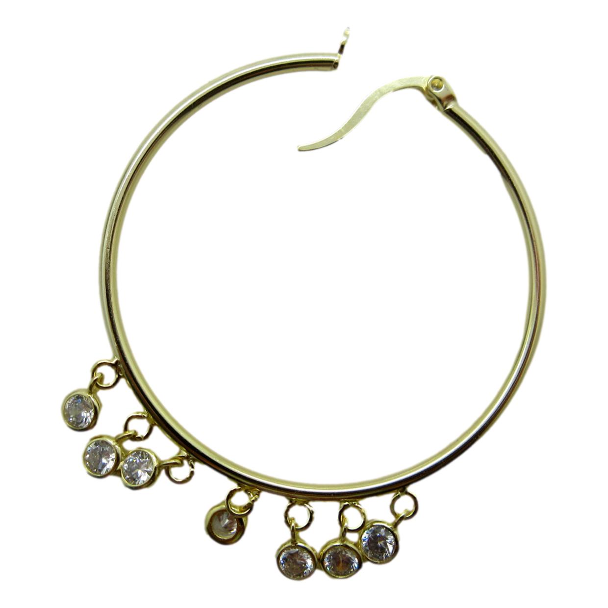<i>Hoop Earrings with Drops<i/>