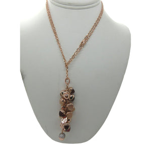<i>Acorn Cluster Necklace</i><br>Made in Italy<br>