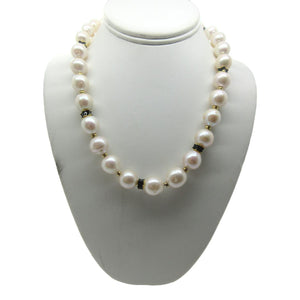 <i>Pearl and Enamel Roundel Necklace</i>