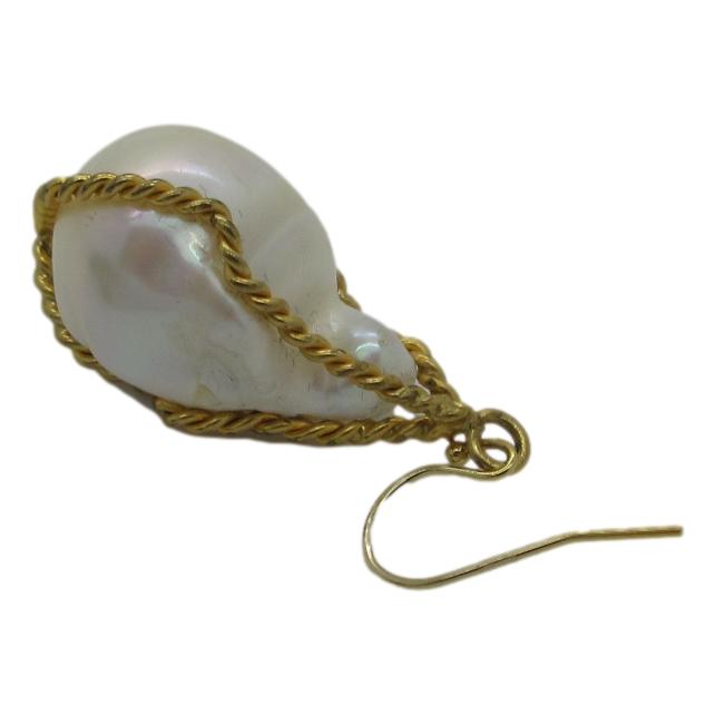 <i>Baroque Pearl in a Basket Earrings</i>