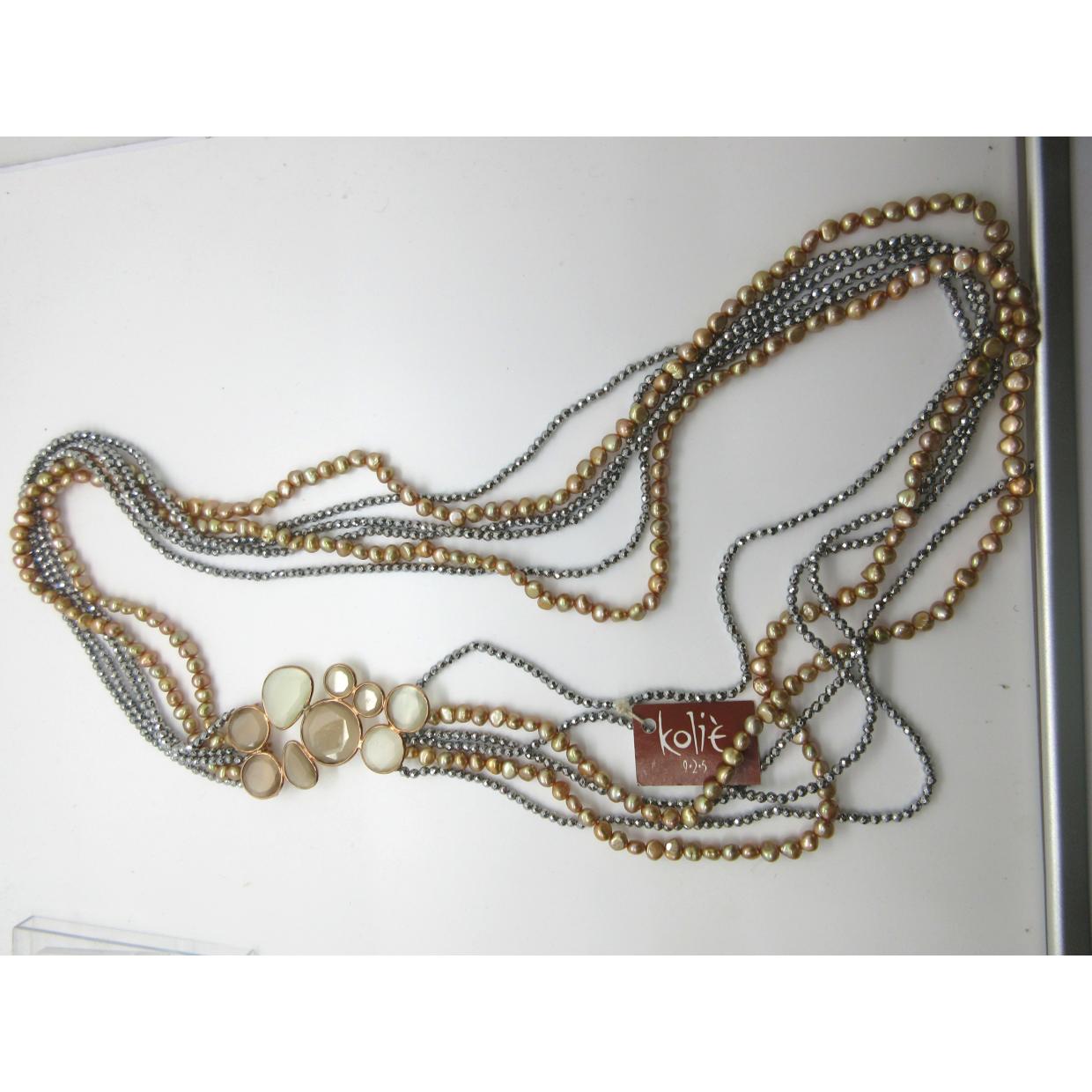 <i>Multi-Strand and Color Necklace</i><br>Made in Italy<br>