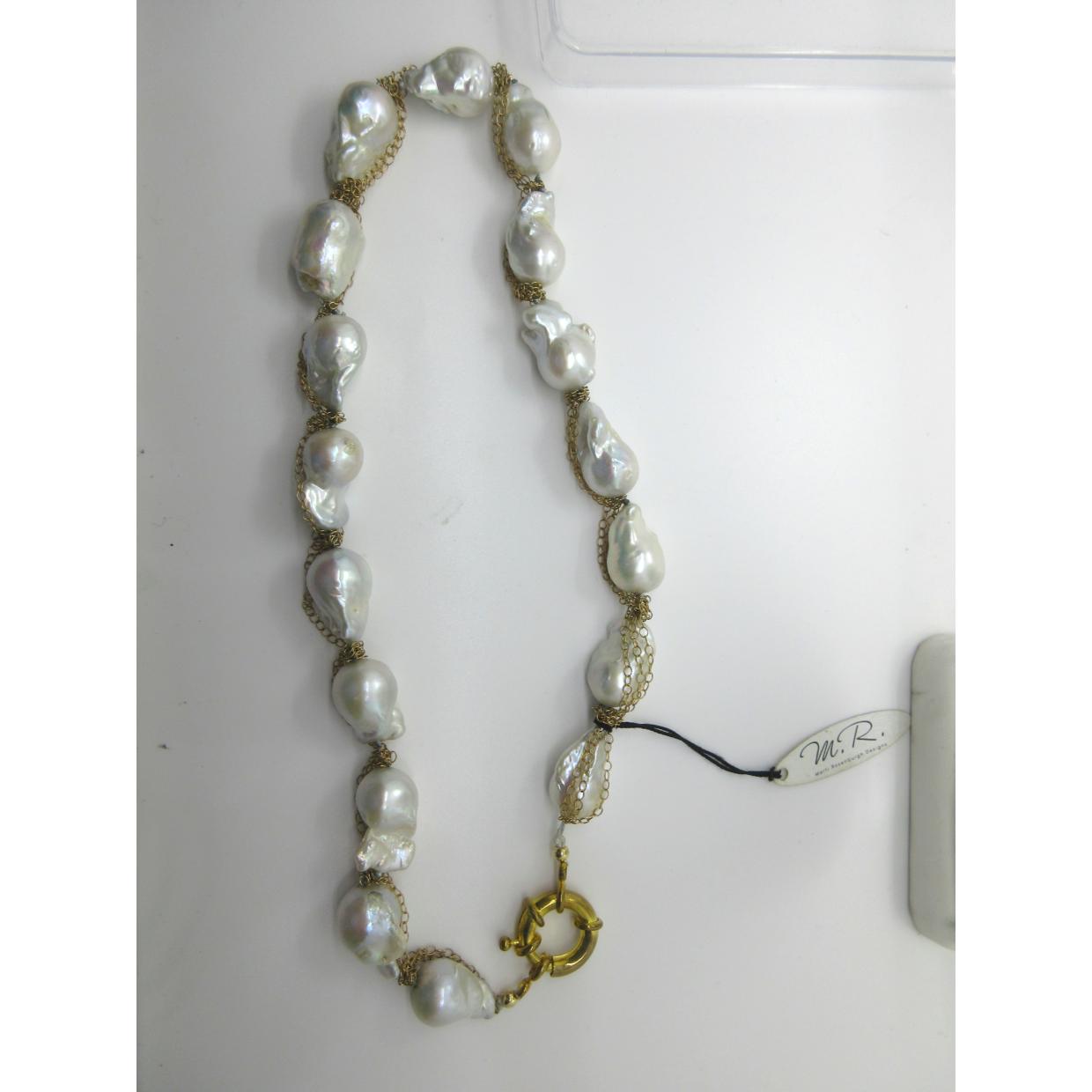 <i>Chain Wrapped Baroque Pearls</i>