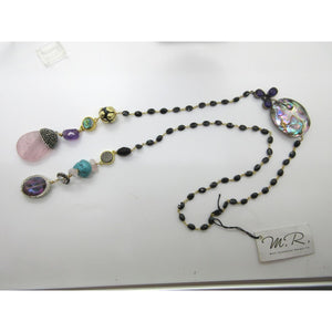 <i>Colorful Black Spinel Necklace</i>