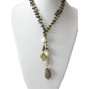 <i>Fancy Champagne Bling Lariat</i><br>by Marti Rosenburgh<br>