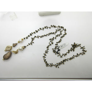 <i>Fancy Champagne Bling Lariat</i><br>by Marti Rosenburgh<br>