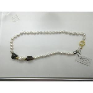 <i>Baroque Pearl and Smoky Quartz Necklace</i>