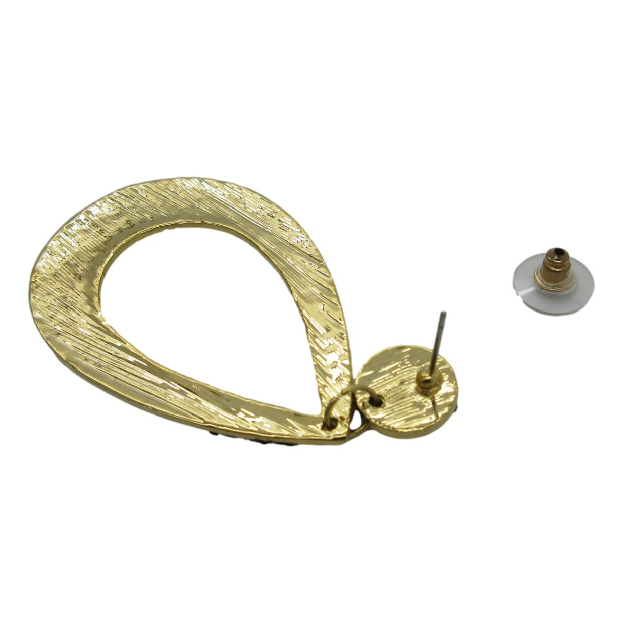<i>Large Hemotite Drop Earrings</i>