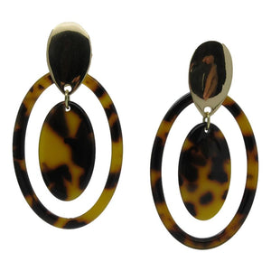 <i>Tortoise Drop Earrings</i>