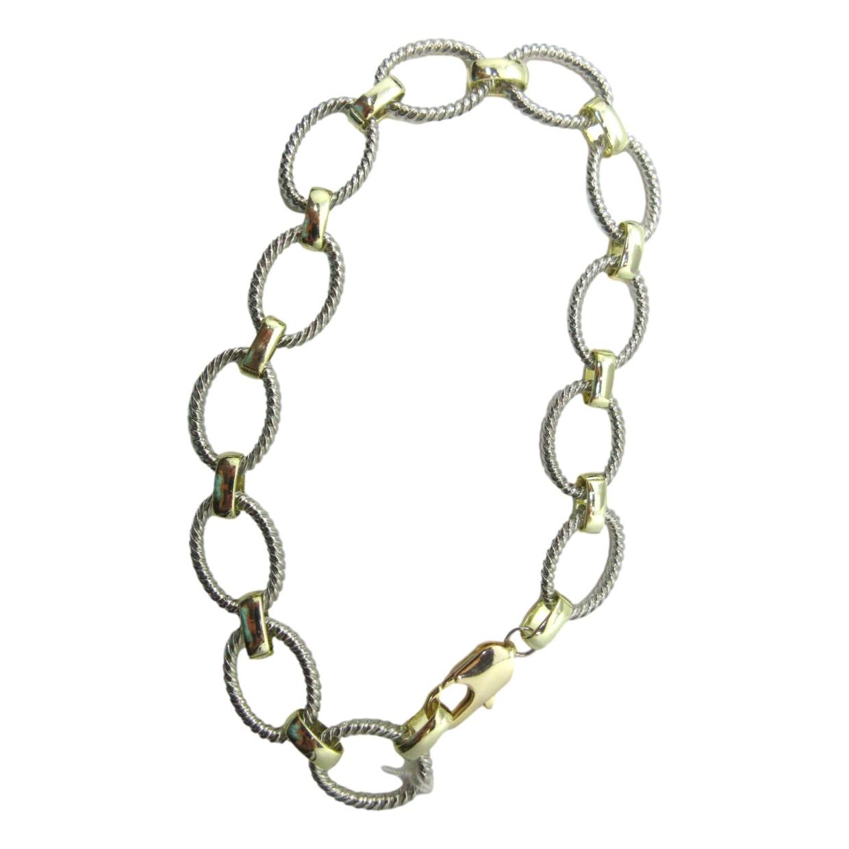 <i>Chunky 2-Tone Link Necklace</i>