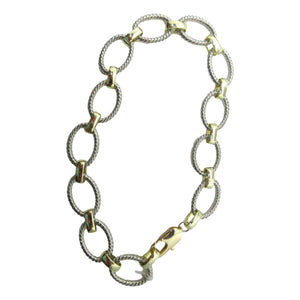 <i>Chunky 2-Tone Link Necklace</i>