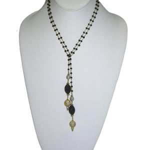 <i>Black & White Lariat</i> <br>by Marti Rosenburgh<br>