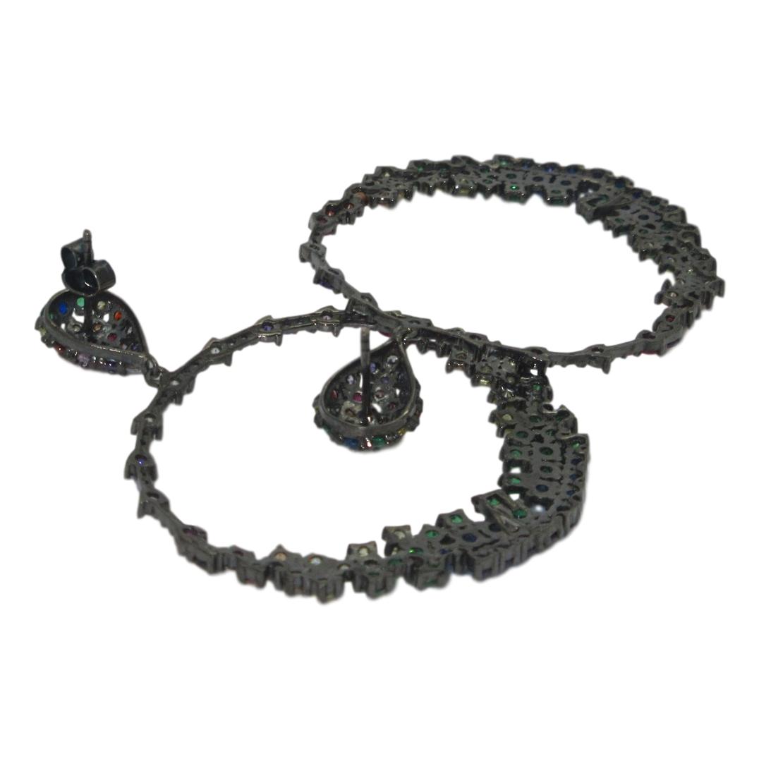 <i> Multi-Color Circle Hoops</I>