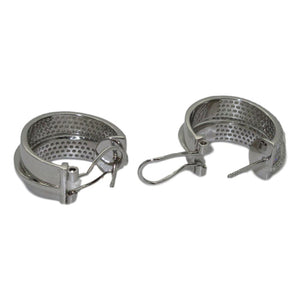 <i>Pave Hoop Earrings</i>