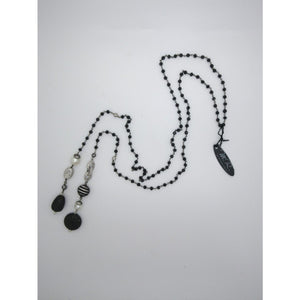 <i>Black & White Lariat</i><by Marti Rosenburgh<br>