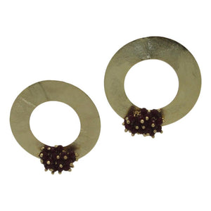 <i>Jumbo Circle Earrings</i><br>available in 7 colors<br>