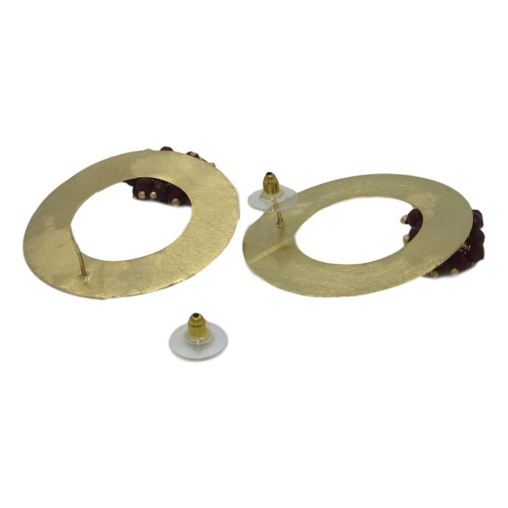 <i>Jumbo Circle Earrings</i><br>available in 7 colors<br>