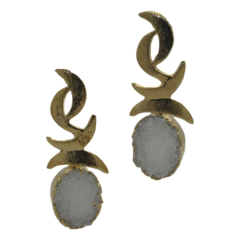 <i>Druzy Earring</i>
