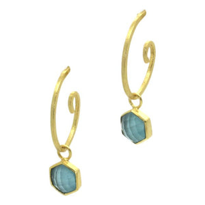 <i>Detachable Drop Earrings</i><br>available in 3 colors<br>