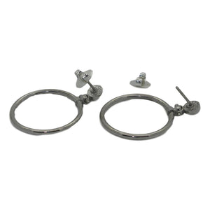 <i>Medium Circle Hoops</i><br>Made in Italy<br>