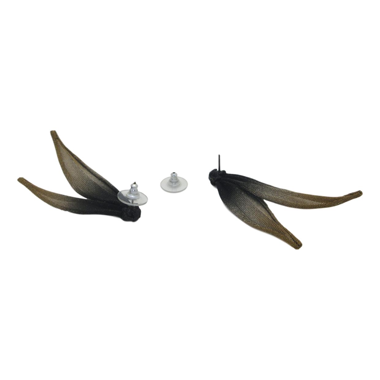 <i>Mesh Leaf Earrings</i>