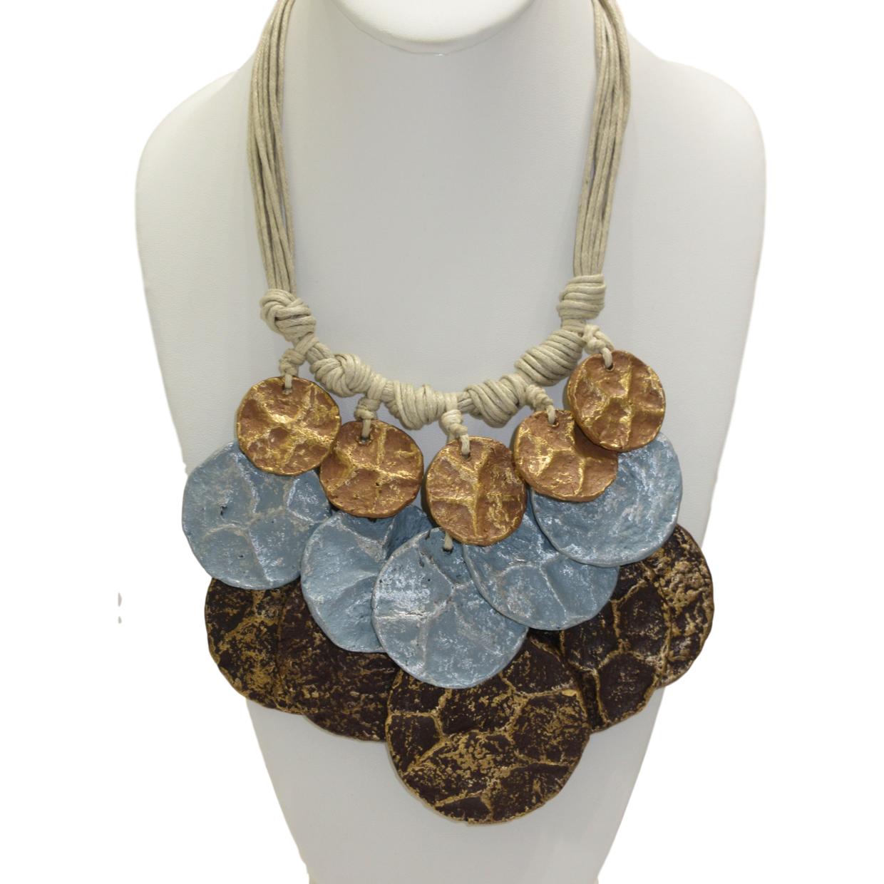 <i>Recycled Paper Necklace</i>