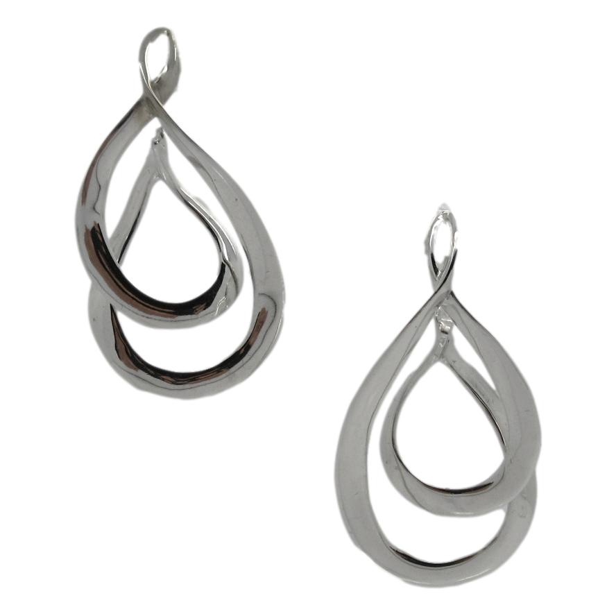 <i>Elegant Double Loop Earrings</i><br> available in 2 colors<br>