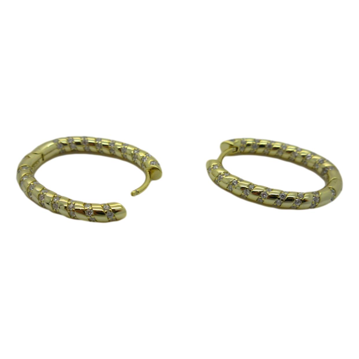 <i> Dainty Hoop Earrings</i><br>also available in gold plate<br>