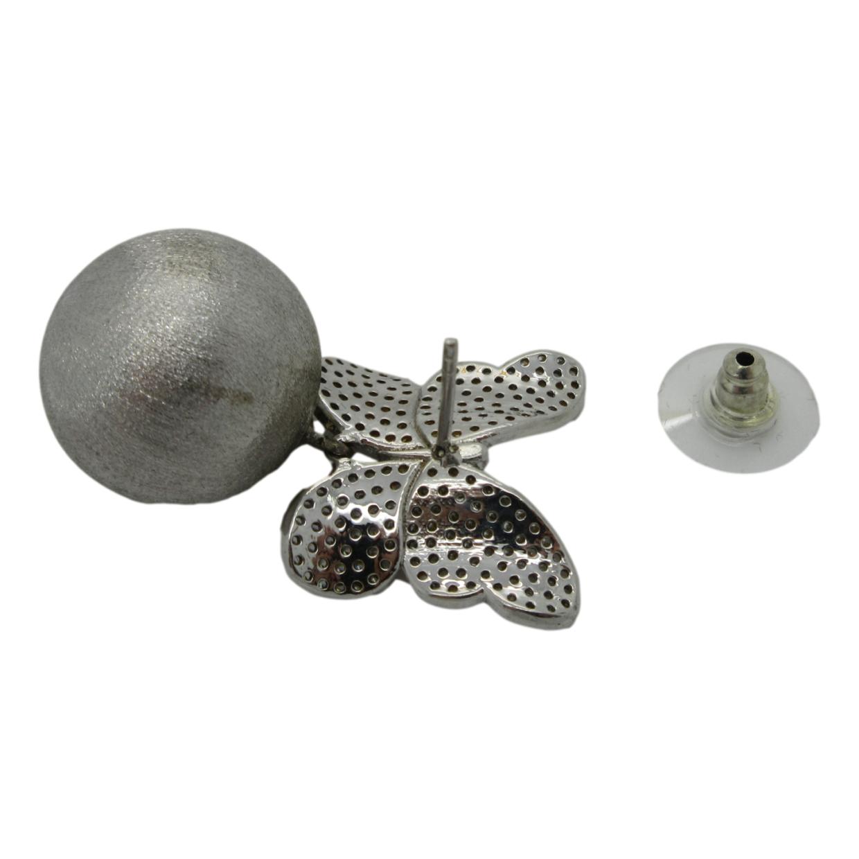 <i>Butterfly & Ball Drop Earrings</i>