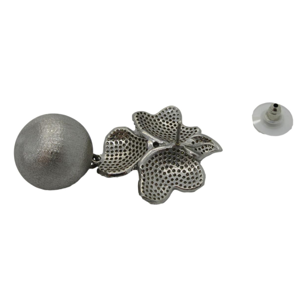 <i>Ball Drop Pansy Earrings</i>
