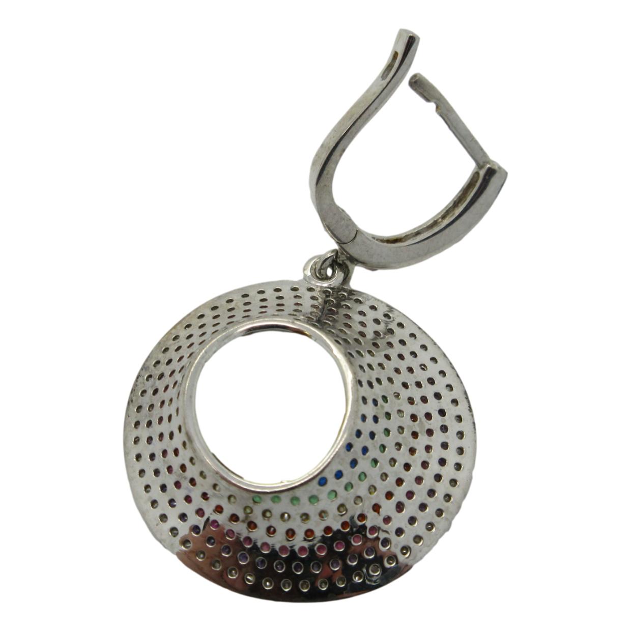 <i>Multi-Color Circle Earrings</i>