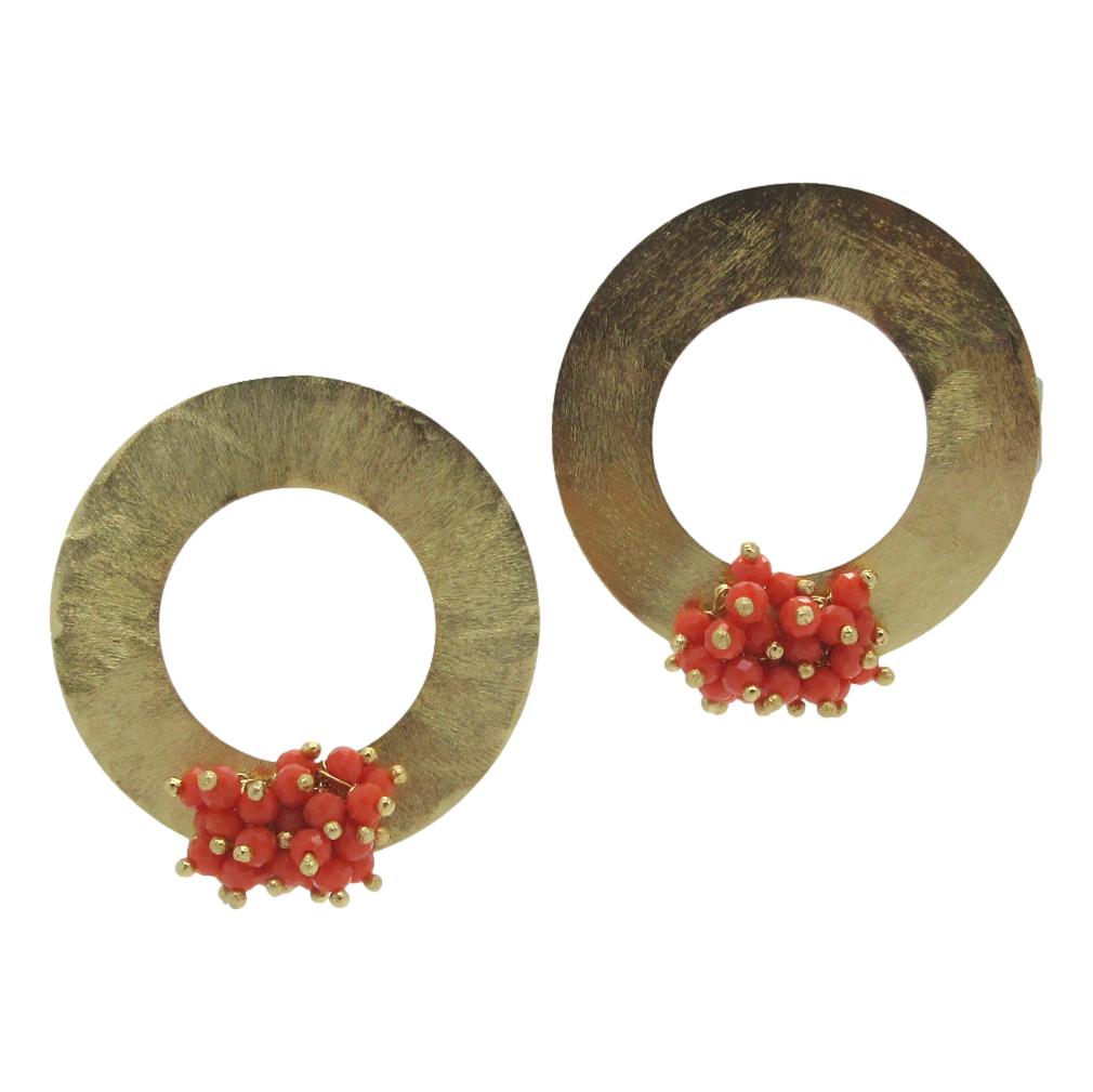 <i>Jumbo Circle Earrings</i><br>available in 7 colors<br>