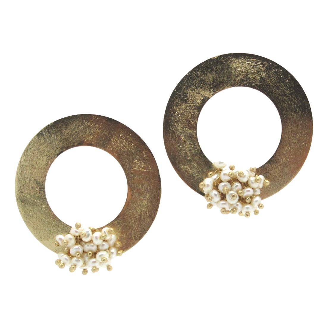 <i>Jumbo Circle Earrings</i><br>available in 7 colors<br>