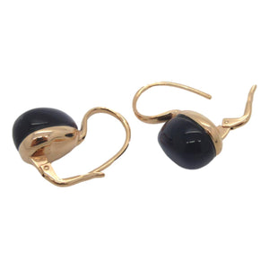 <i>Cabochon Drop Earrings</i><br>also available in amethyst<br><br>Made in Italy<br>