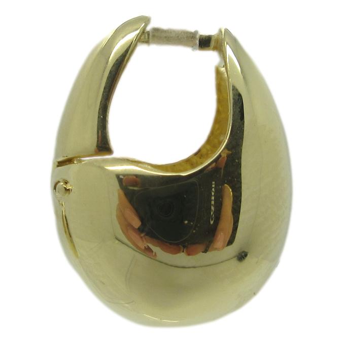 <i>Tear-Drop Huggie Earrings</i><br>Made in Italy<br>