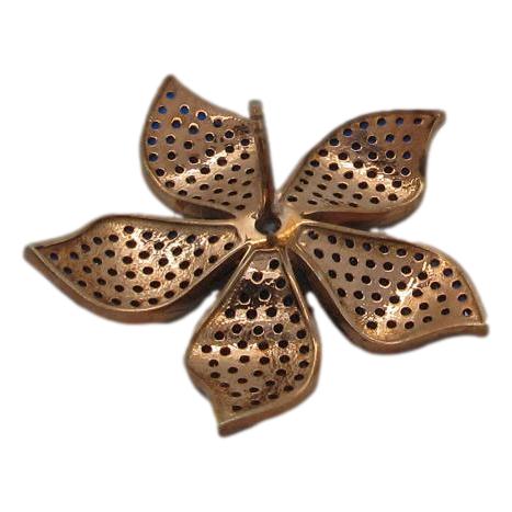 <i> Sapphire Blue Poinsettia Earrings</i>