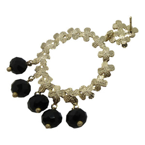 <i>Flower Circle Drop Earrings</i>