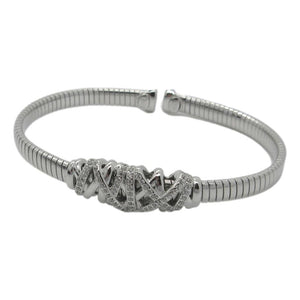 <i>Criss-Cross Cuff Bracelet</i><br>Made in Italy<br>