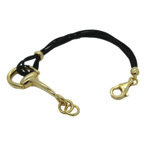 <i>Horse Bit Cord Bracelet</i><br>Made in Italy<br>