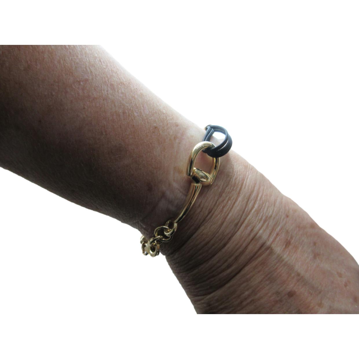 <i>Horse Bit Cord Bracelet</i><br>Made in Italy<br>