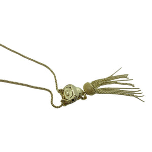 <i>Tiger/Fringe Necklace</i><br>Made in Italy<br>