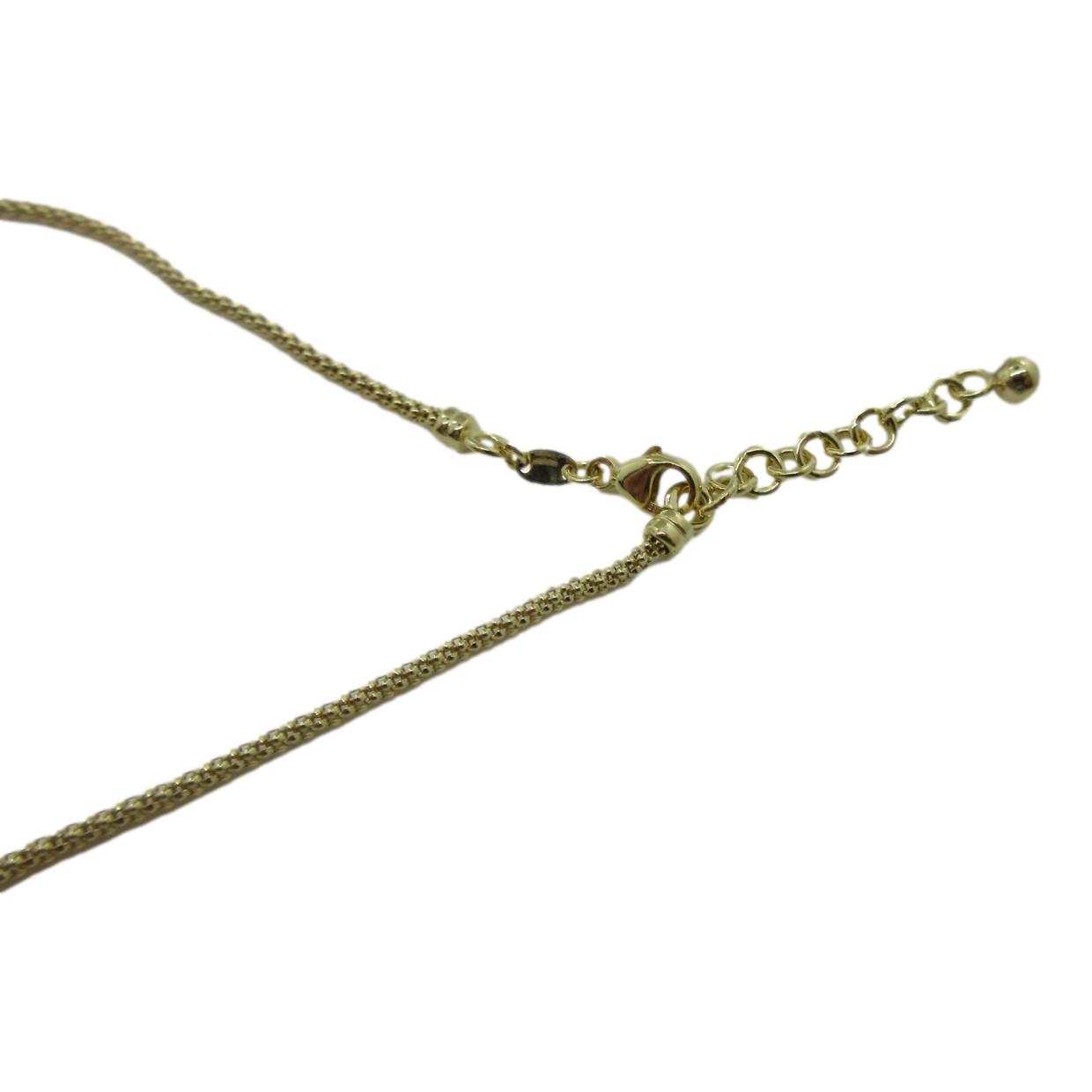 <i>Tiger/Fringe Necklace</i><br>Made in Italy<br>