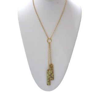 <i>Colorful Reversible Bar Necklace</i><br>by Evocateur<br>